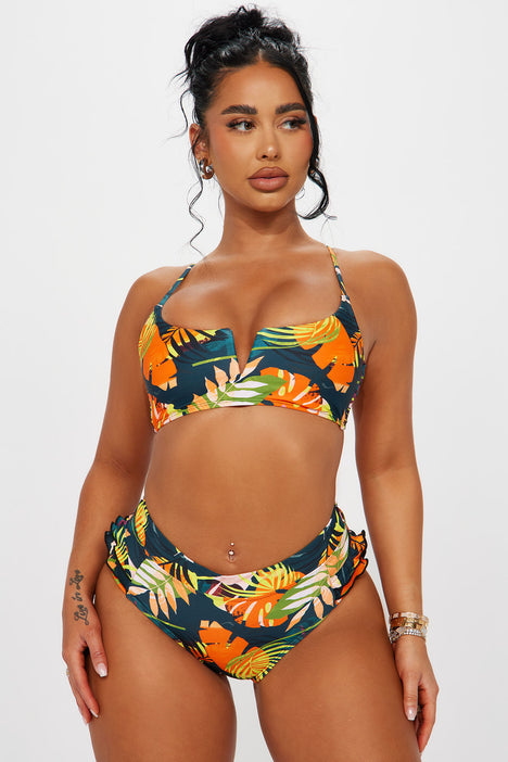 Jungle Cruise Ruffle Bikini Bottom Multi Color