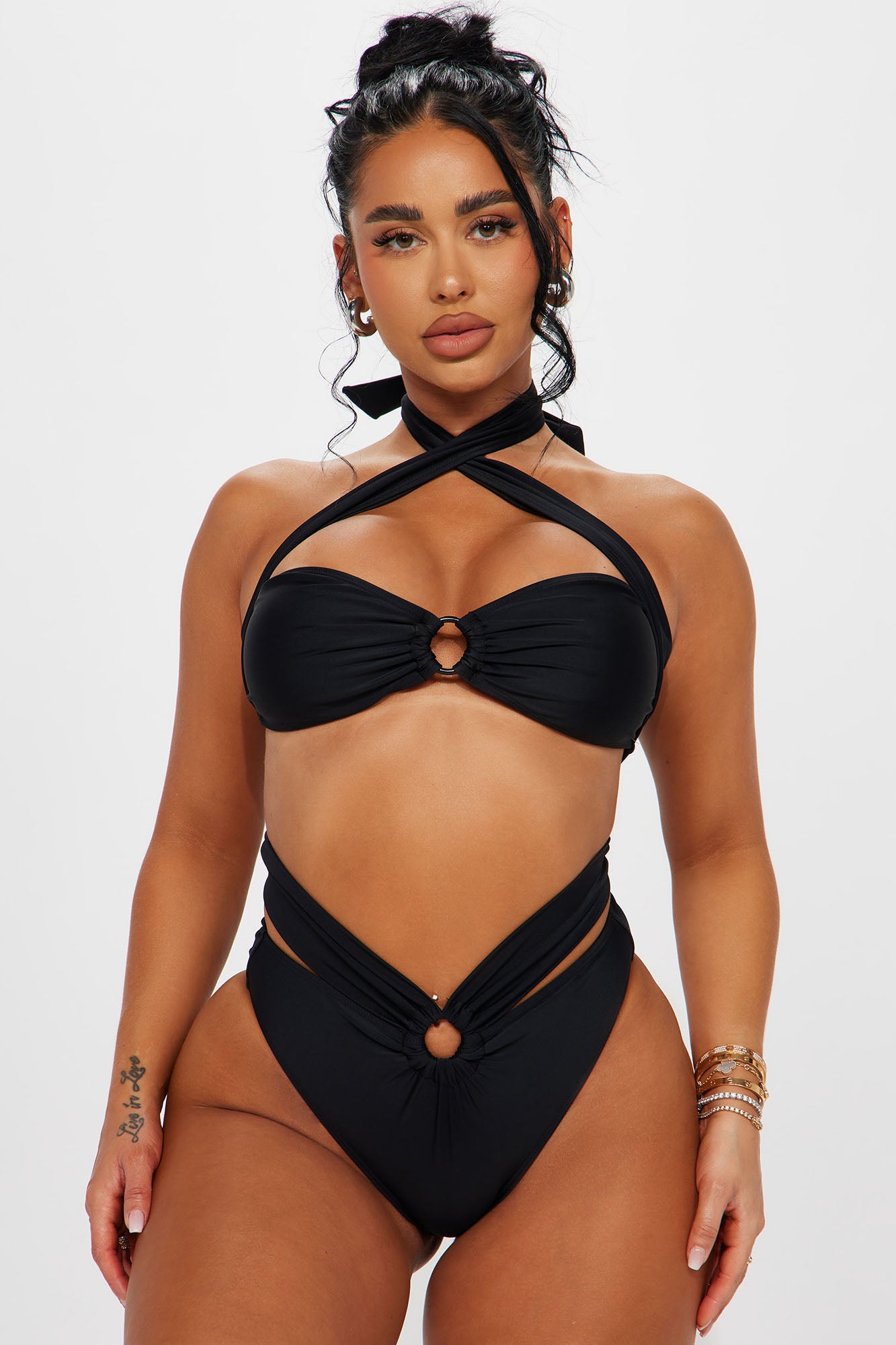 Fashion nova high on sale waisted bathing suit