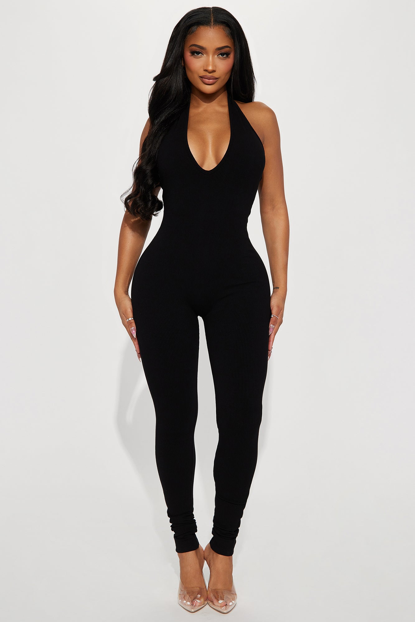 On Point Jumpsuit - Black, Fashion Nova, Jumpsuits