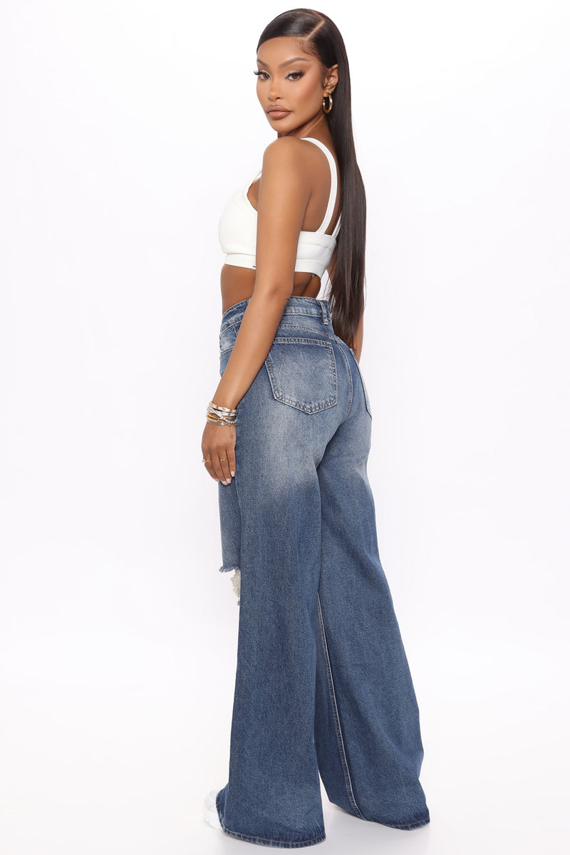 What's The Deal 90's Baggy Jeans - Medium Wash | Fashion Nova, Jeans ...