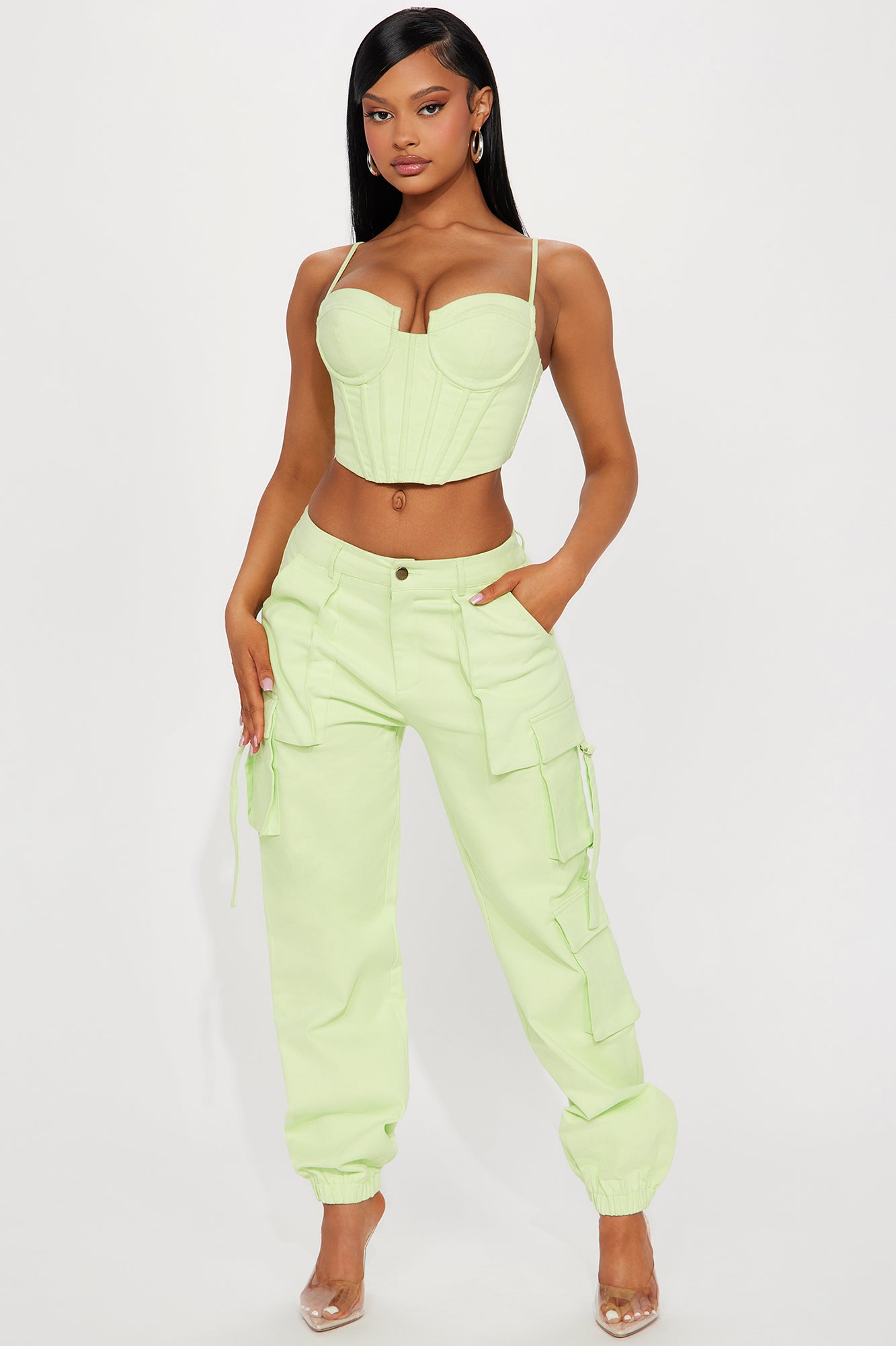 Lime green jogger new arrivals set