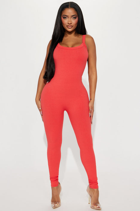 Fashion nova red jumpsuit new arrivals