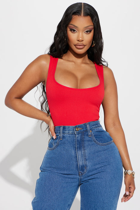 Fashion nova red hotsell bodysuit