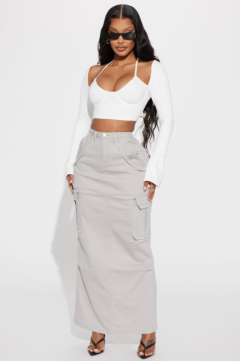 Azora Crop top - White | Fashion Nova, Knit Tops | Fashion Nova