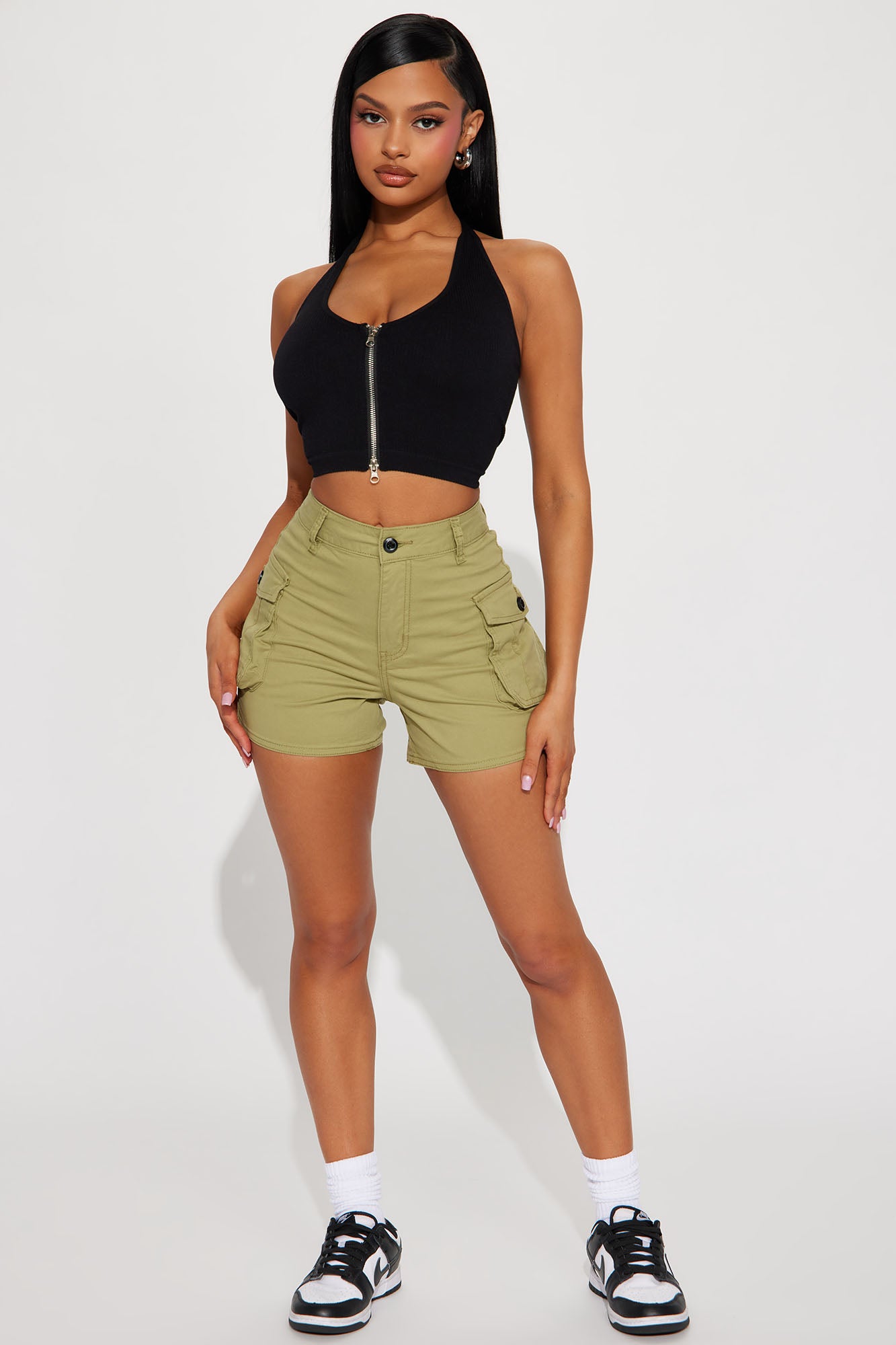 Cargo shorts fashion nova discount