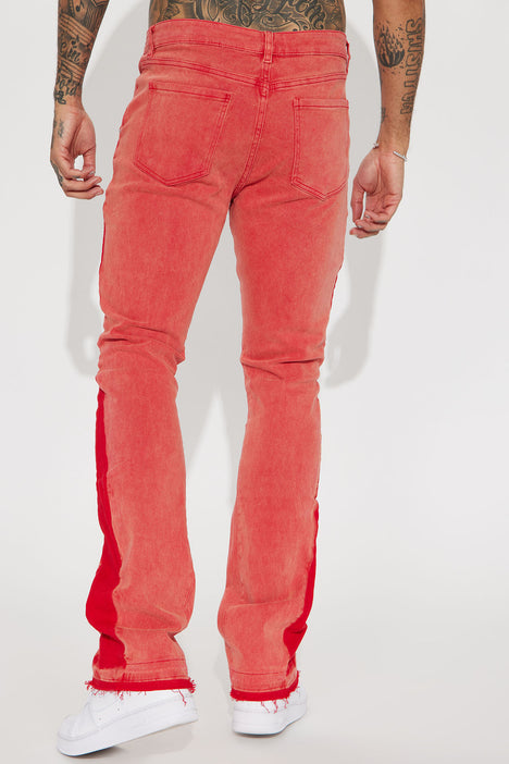 Red skinny sale jeans mens
