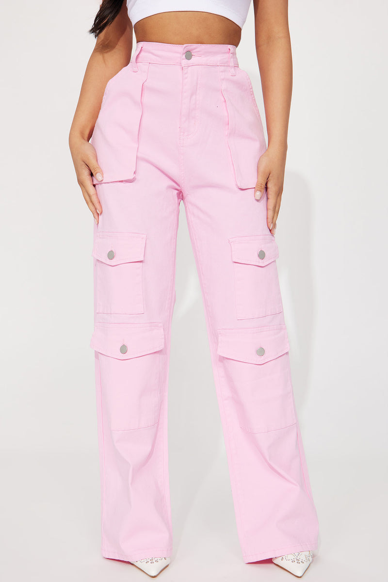 Seek And Destroy Cargo Pant - Pink | Fashion Nova, Pants | Fashion Nova
