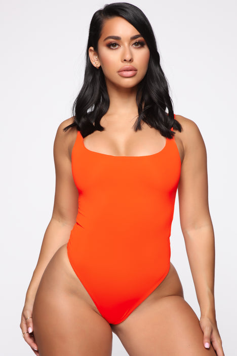 Neon 2025 orange swimwear