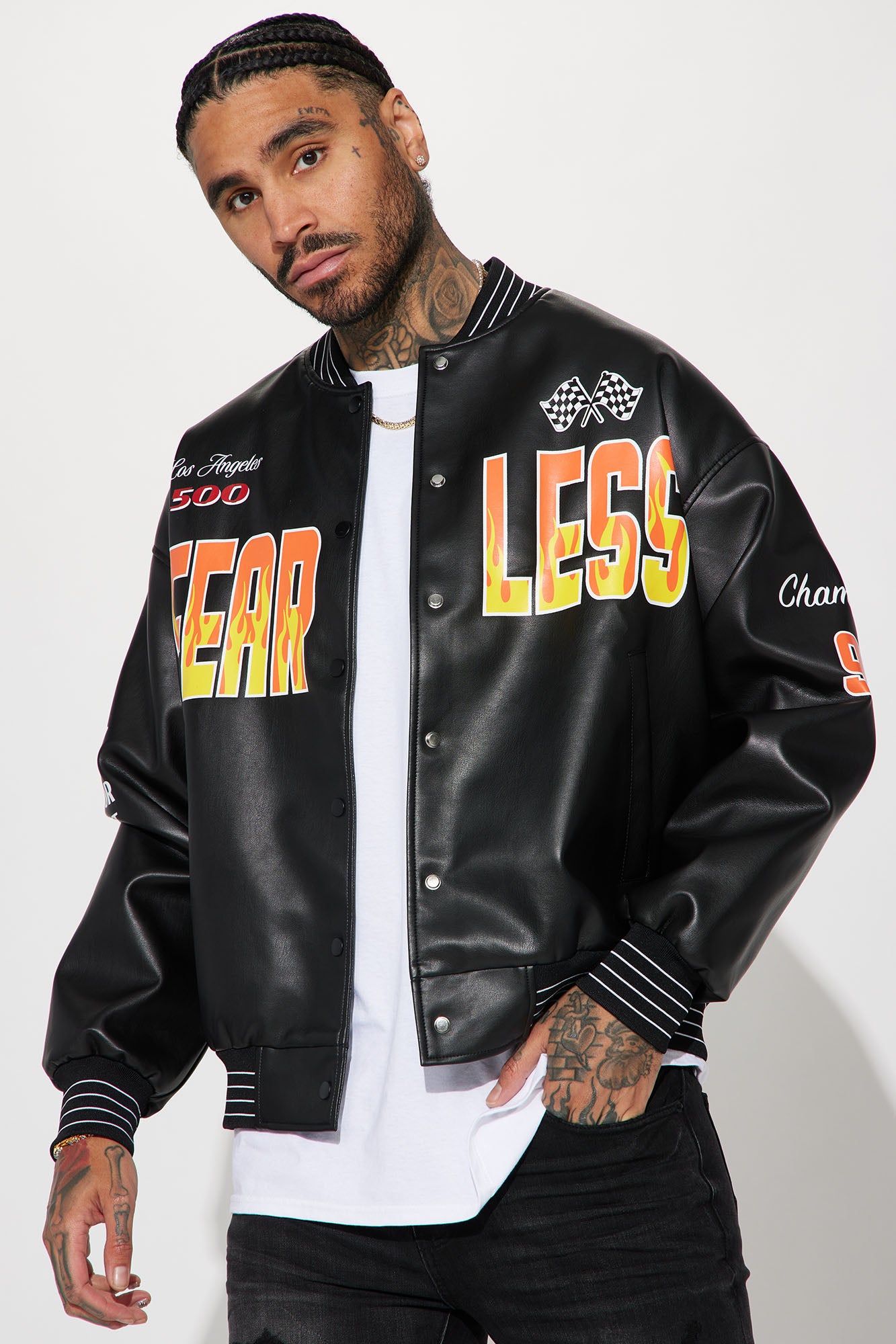 Mens best sale racing jacket