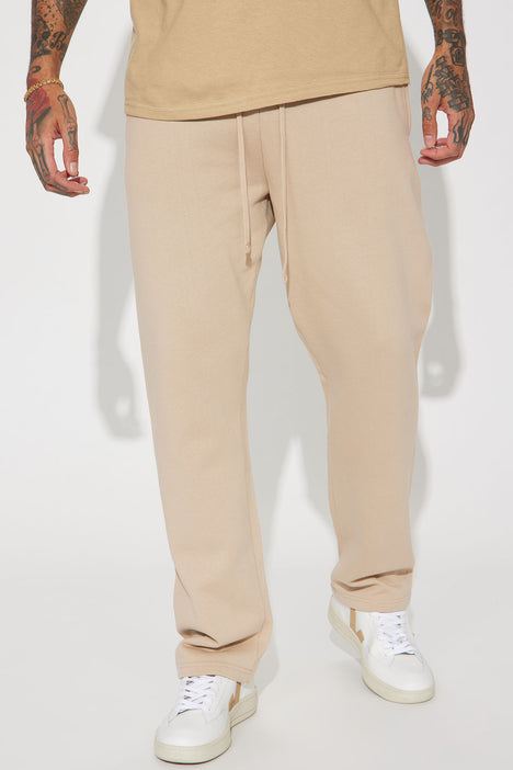 Tan sweatpants mens deals