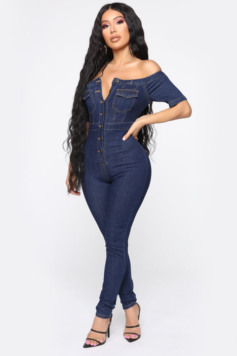 Fashion nova jean discount jumper