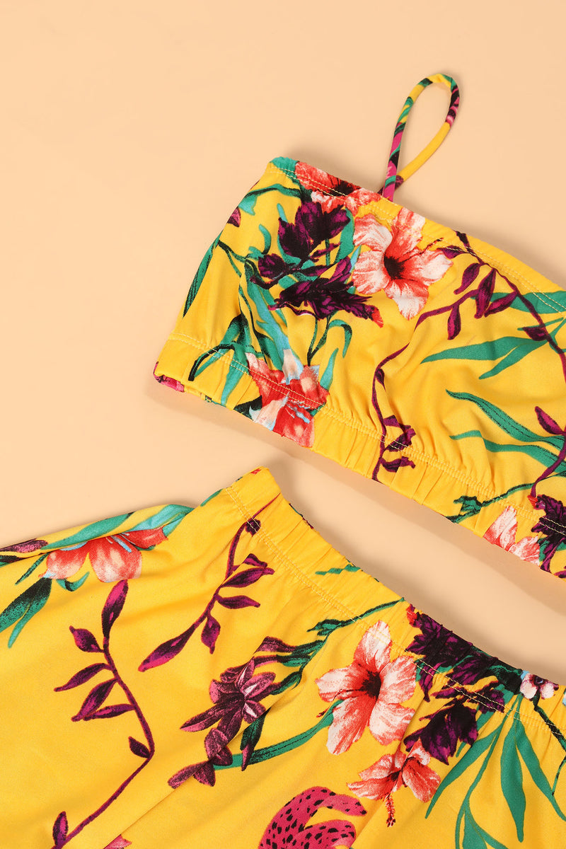 Mini Lovely Floral Skirt Set - Yellow | Fashion Nova, Kids Sets ...