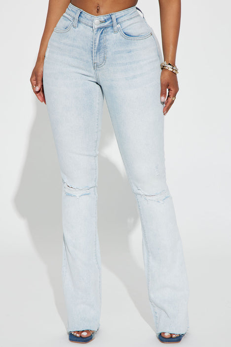 Seven Heavens Stretch Bootcut Jeans Light Wash Fashion Nova