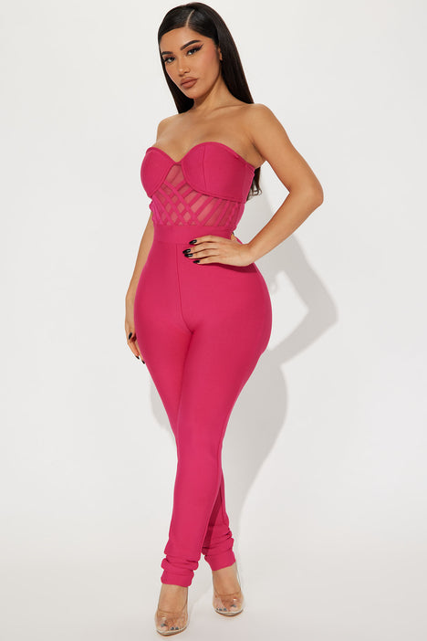 Fashion nova sale bandage jumpsuit