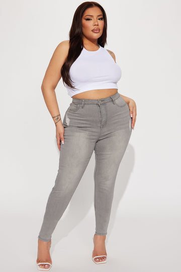 Discover Plus Size - Grey Jeans