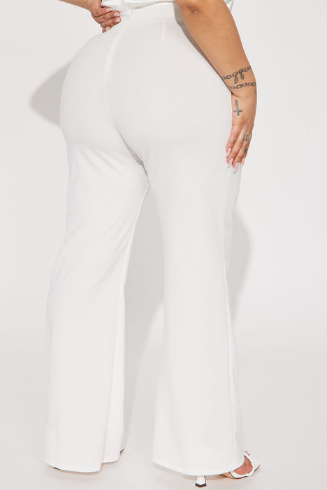 White palazzo deals pants petite