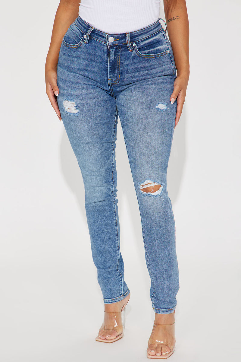 Seven Heavens Stretch Skinny Jeans - Medium Wash | Fashion Nova, Jeans ...