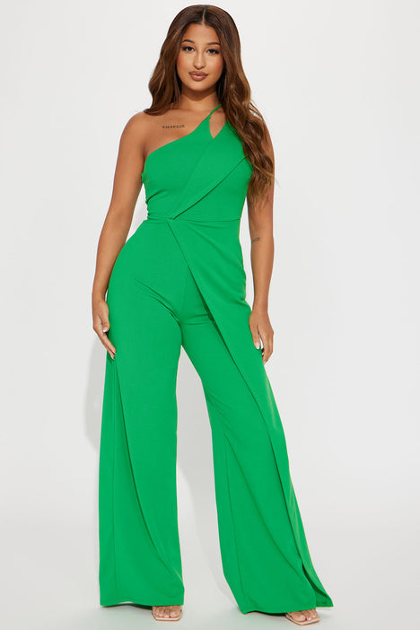Jumpsuit Oud Paris Green size 36 FR in Polyester - 32326584