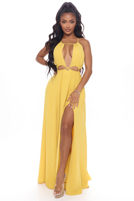Fashion nova full coverage maxi dress sale