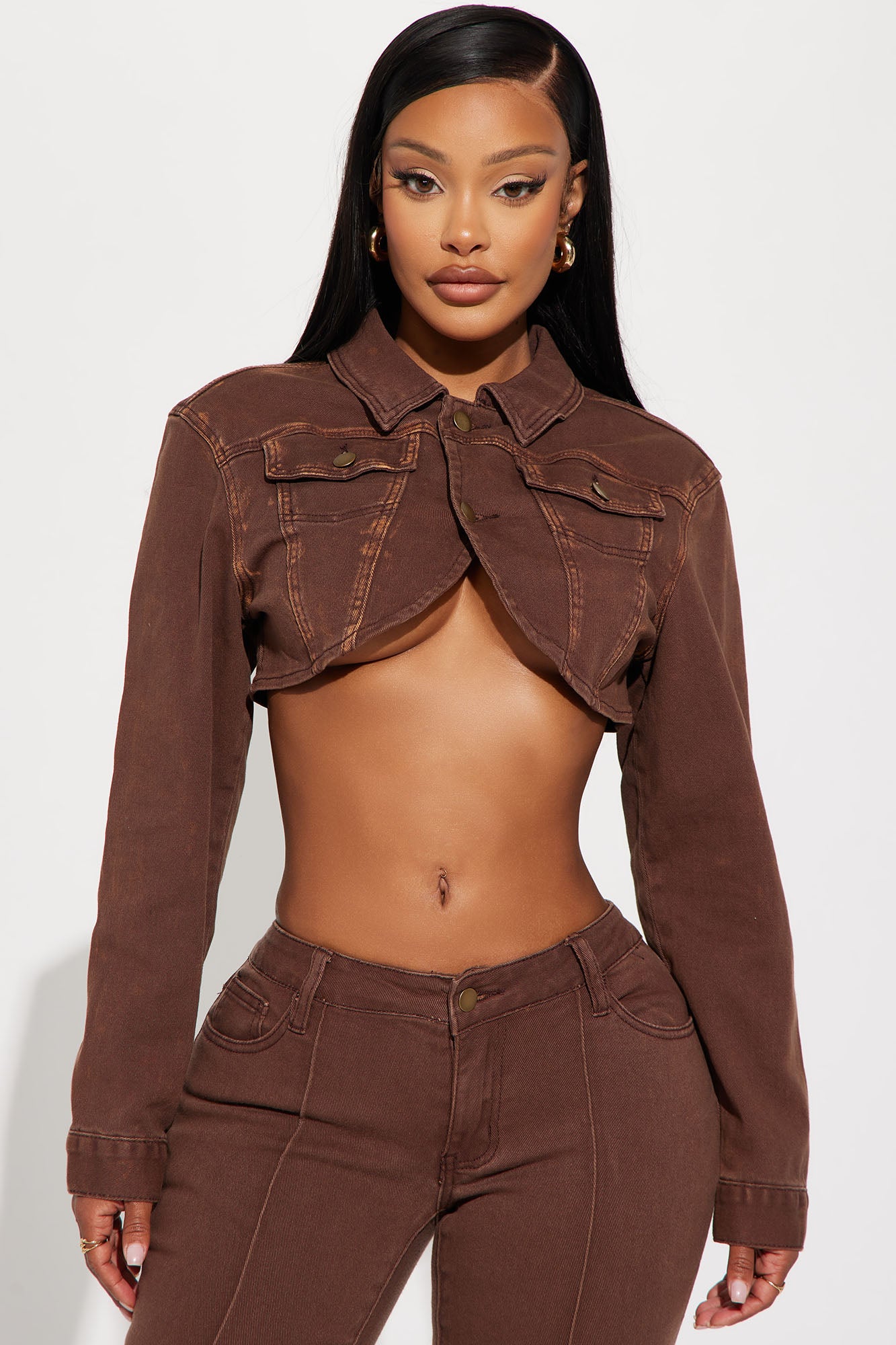 Your Muse Stretch Cropped Denim Jacket - Dark Wash | Fashion Nova, Jackets  & Coats | Fashion Nova