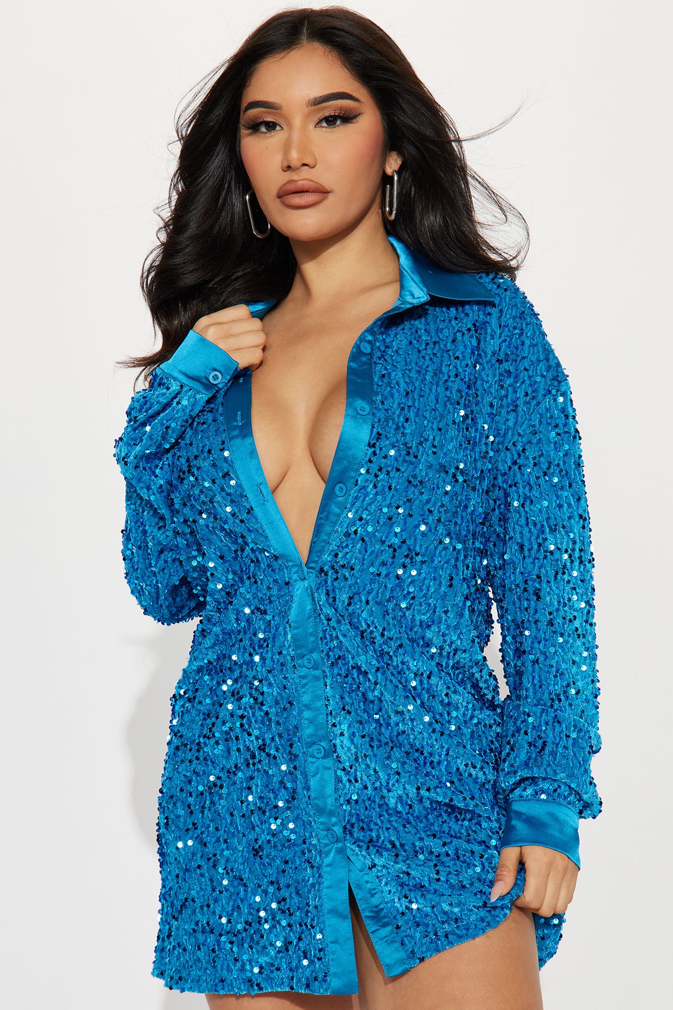 Amalie T-Shirt Mini Dress - Turquoise | Fashion Nova, Dresses