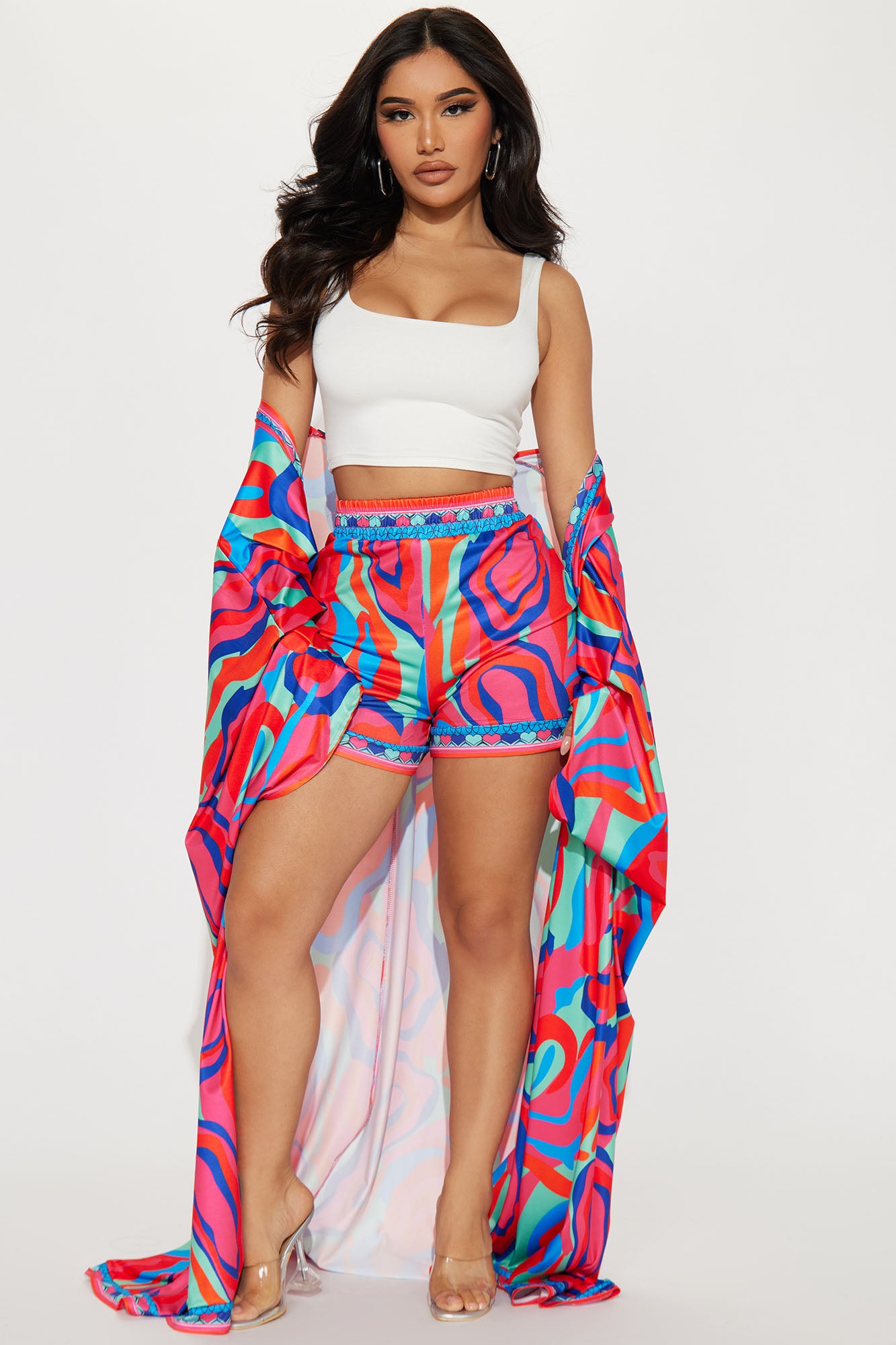 Kimono short top set