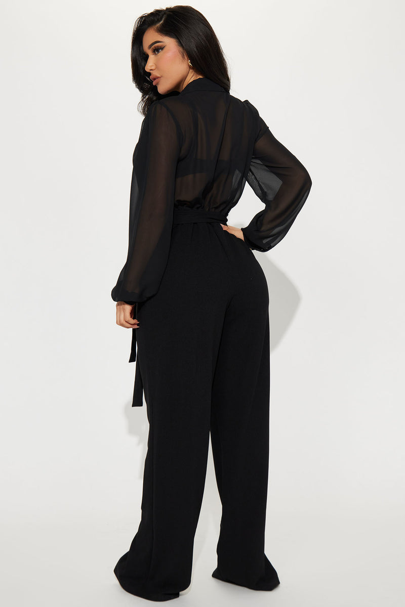 Savannah Jumpsuit Black Fashion Nova, Jumpsuits Fashion Nova