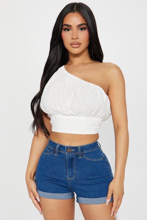 Fashion nova one outlet shoulder top