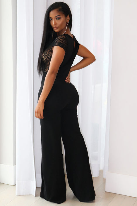 Fashion nova lace jumpsuit sales