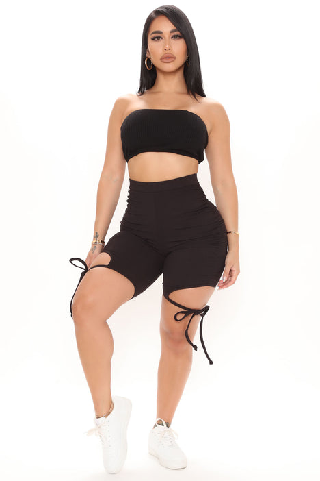Feel The Rush Biker Shorts Black Fashion Nova Shorts