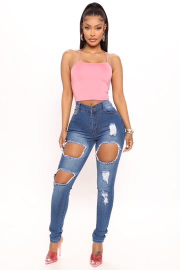 No sensor distressed denim sales jeans