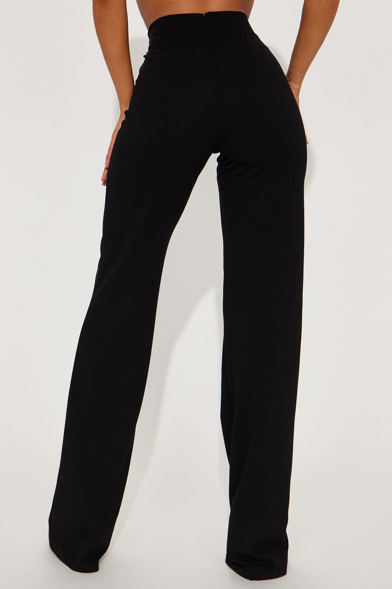 Tall Call It Even Wide Leg Dress Pants - Black | Fashion Nova, Pants ...