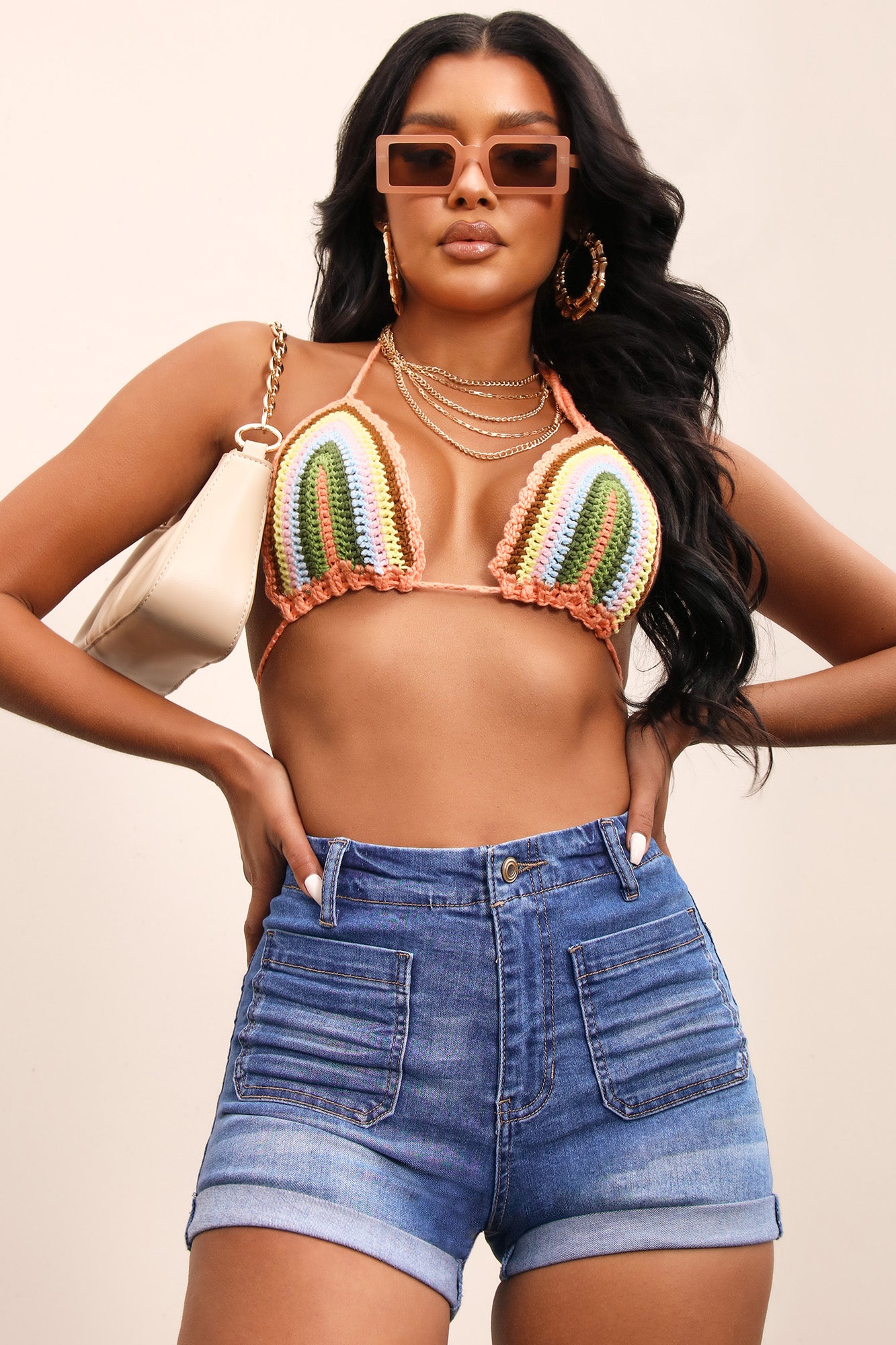 Super stretch discount denim shorts