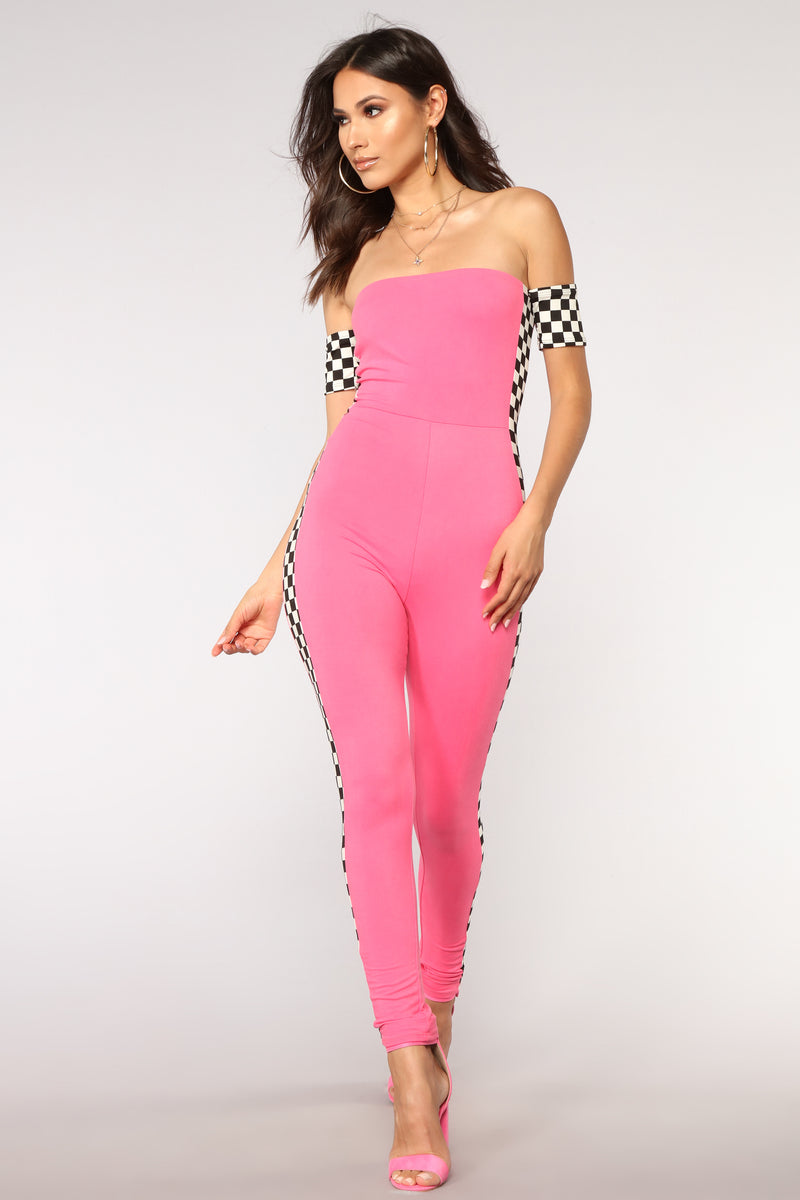 Check Her Out Jumpsuit Pink Fashion Nova, Jumpsuits Fashion Nova