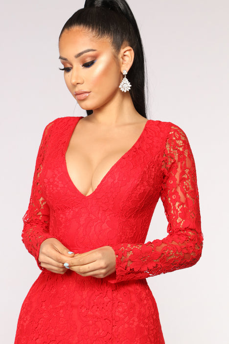 Fashion nova rendezvous lace dress best sale