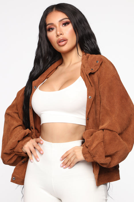 Fashion nova corduroy jacket outlet
