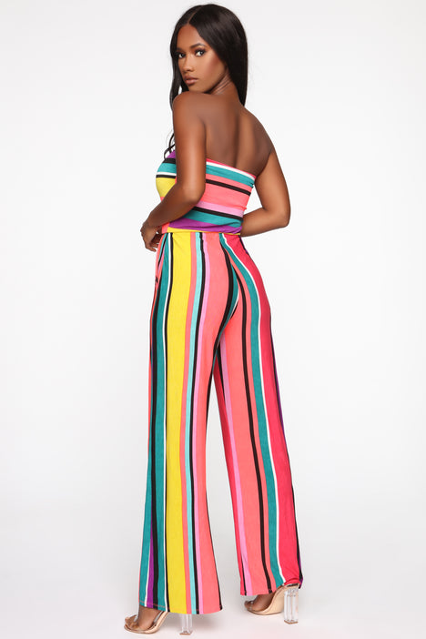 Fashion nova rainbow on sale jumpsuit