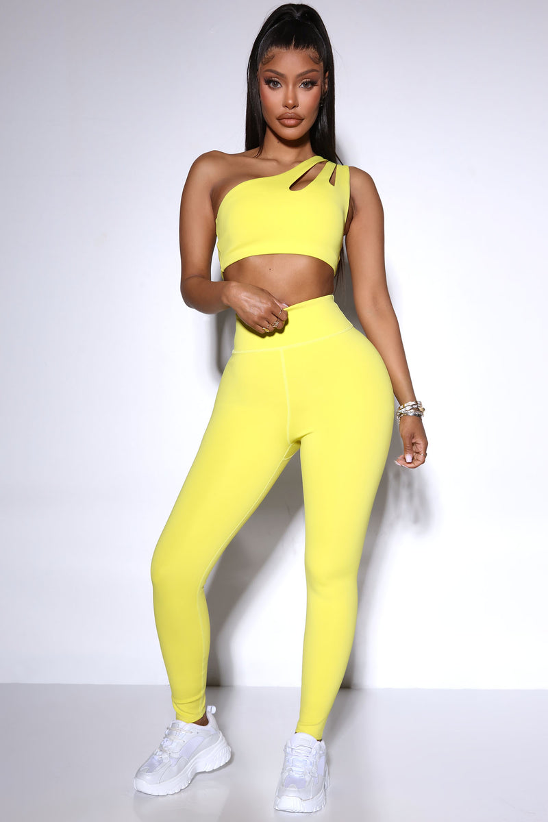 Dazzle Andromeda Legging - Electric Yellow | Fashion Nova, Nova Sport ...