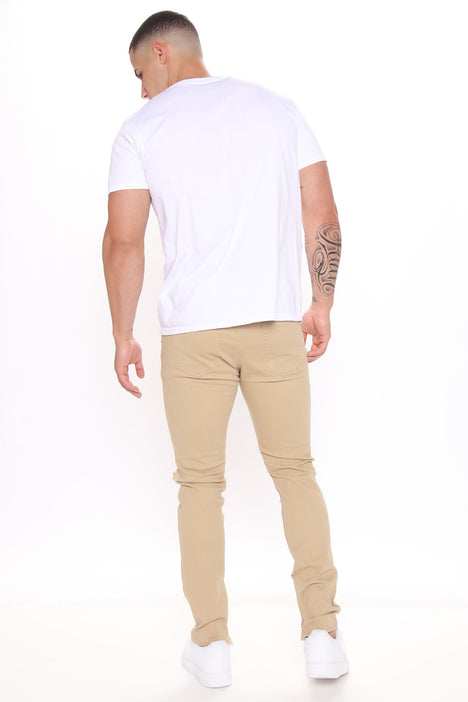 Fashion nova khaki best sale jeans