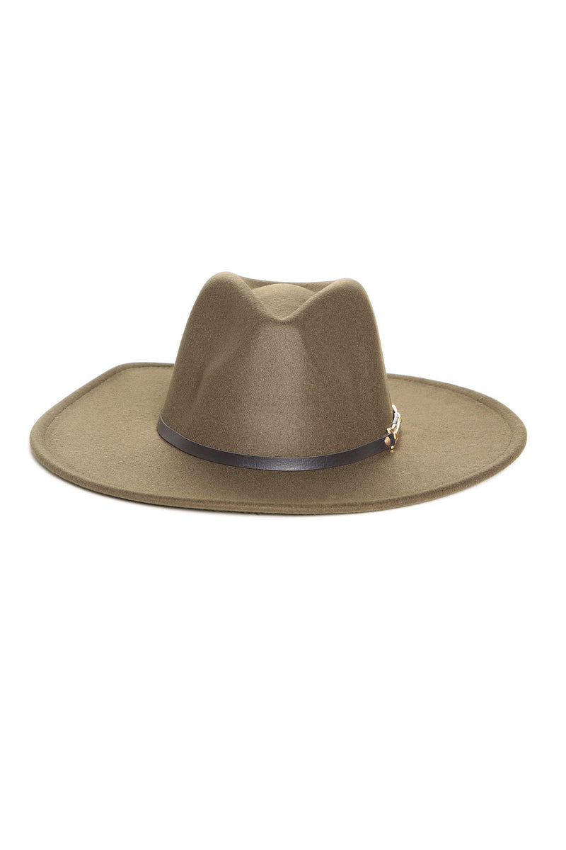 Top Bar Wide Brim Hat - Olive | Fashion Nova, Mens Accessories ...