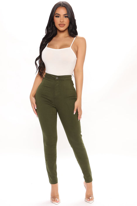 Super high waist denim skinnies best sale fashion nova
