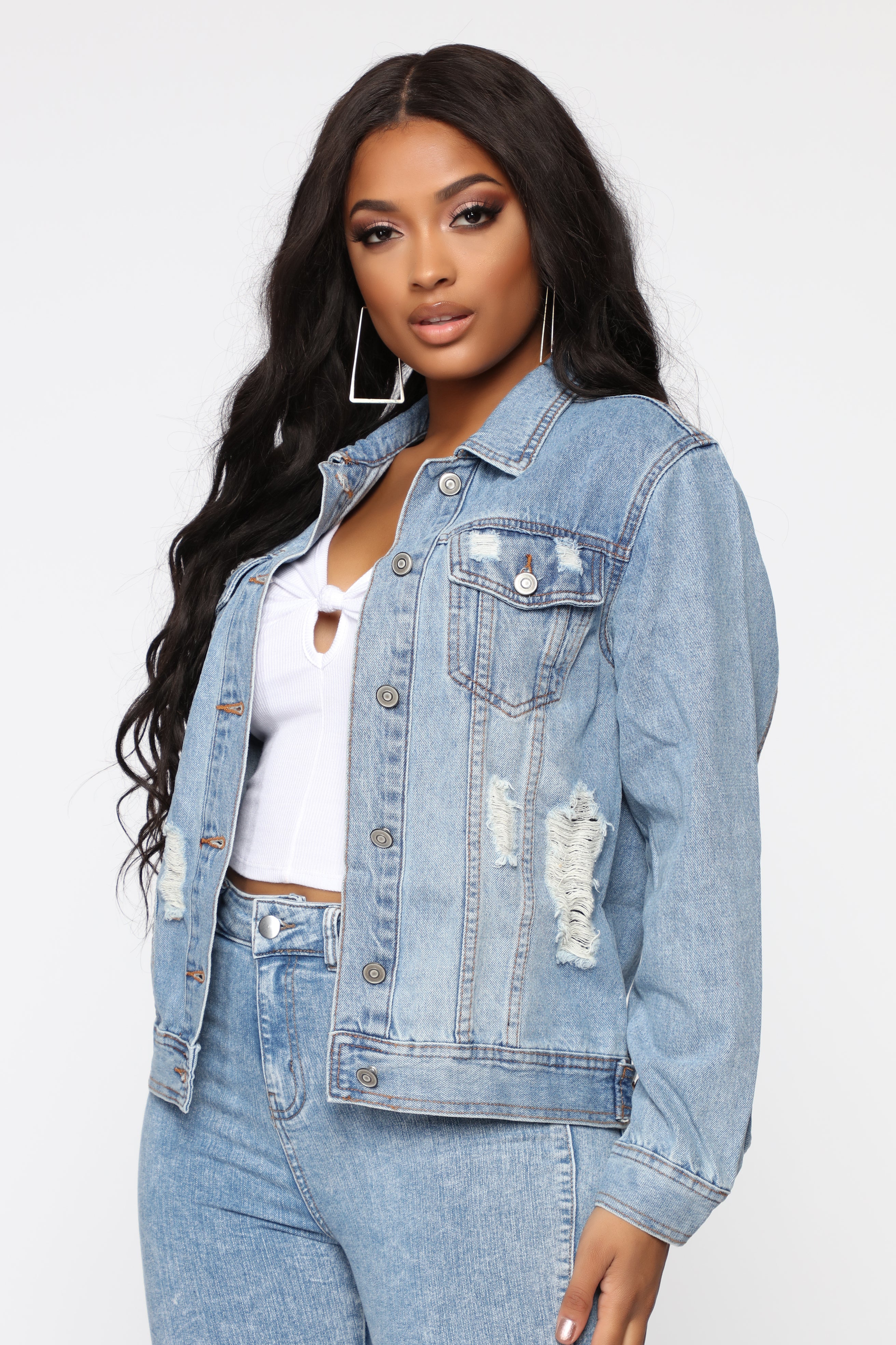 Girlfriend new arrivals denim jacket
