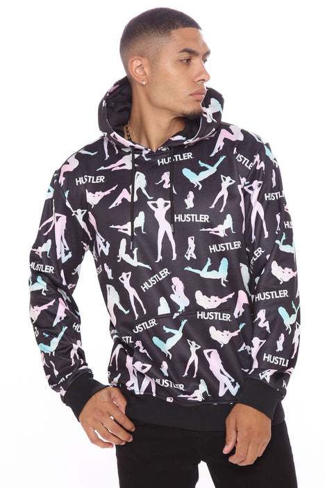 Hustler best sale print hoodie