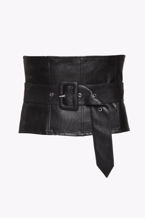 I Rather Be Wild Waist Belt Black