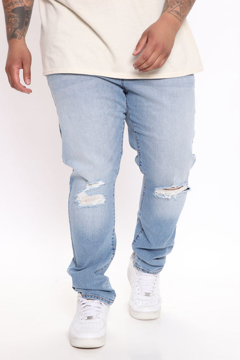 Light wash jeans fashion nova sale