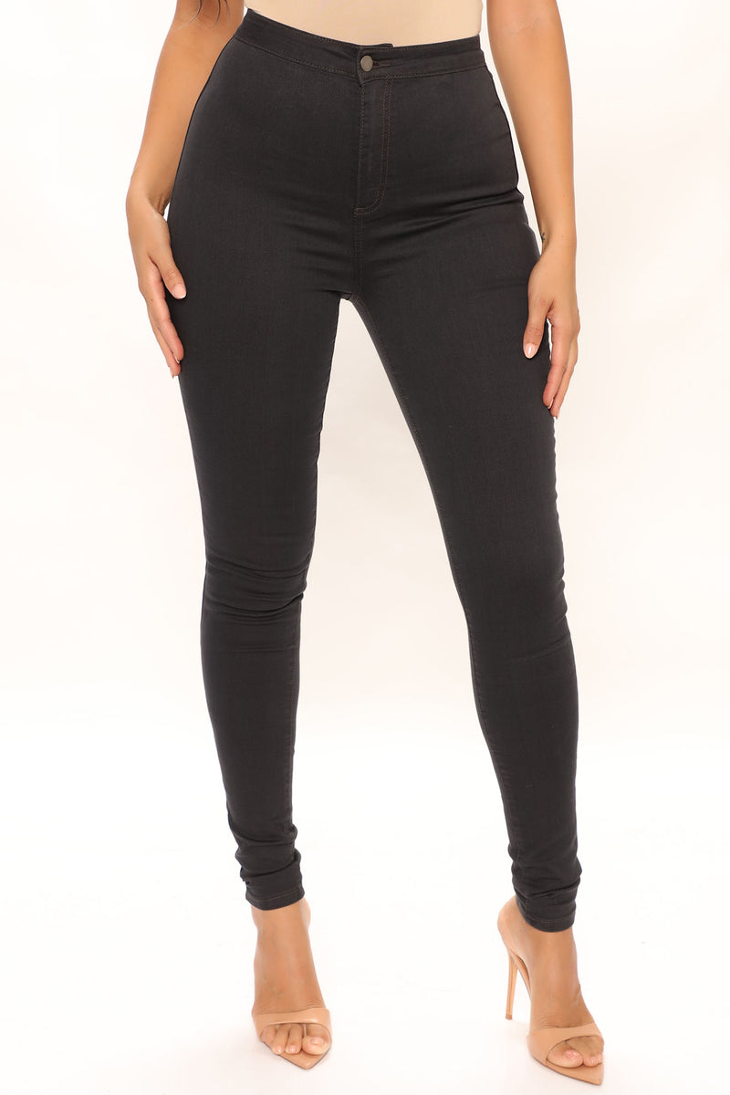 Tall Super High Waist Denim Skinnies - Charcoal | Fashion Nova, Jeans ...