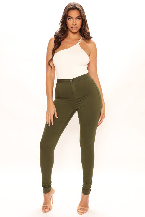 Super high waist on sale denim skinnies fashion nova