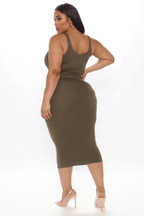Your Needs Met Dress - Olive | Fashion Nova, Dresses | Fashion Nova