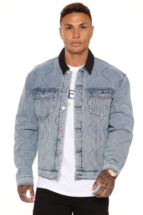 Fashion nova long denim jacket on sale