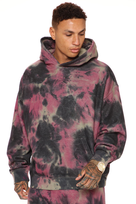 Fashion nova tie top dye hoodie